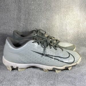 Nike Vapor’s Mens Size 9 Cleats Shoes Gray Lace Up‎